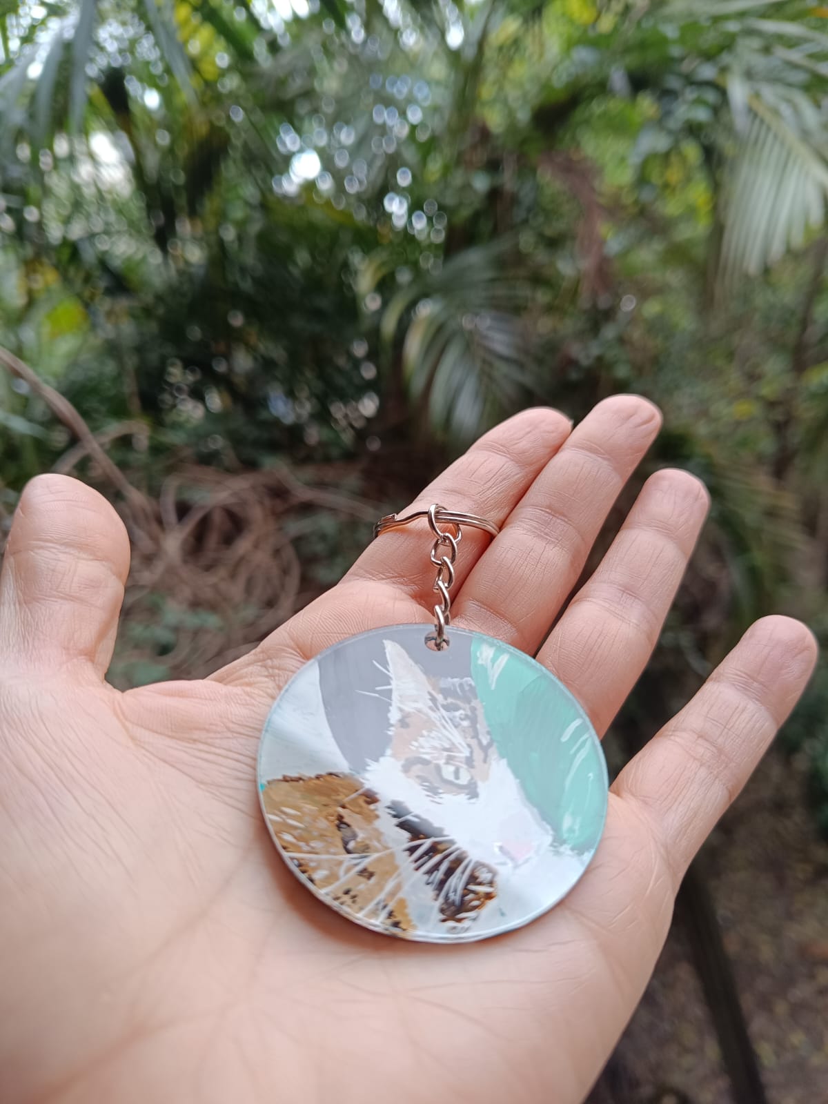 Kiara's Keychain - Custom Hand-Painted Pet Portrait